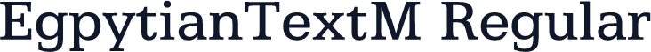EgpytianTextM Regular