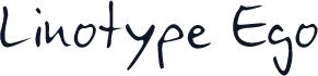 Linotype Ego