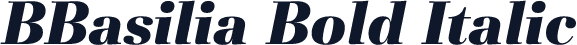 BBasilia Bold Italic