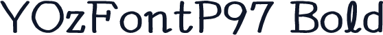 YOzFontP97 Bold