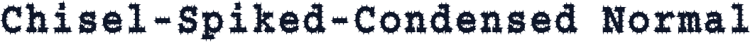 Chisel-Spiked-Condensed Normal