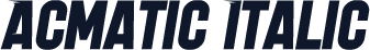 Acmatic Italic