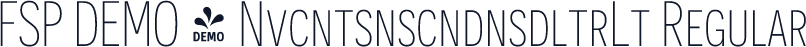 FSP DEMO - NvcntsnscndnsdltrLt Regular