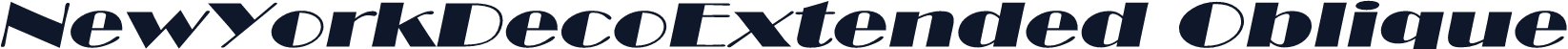 NewYorkDecoExtended Oblique