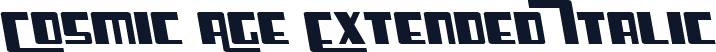 Cosmic Age Extended Italic