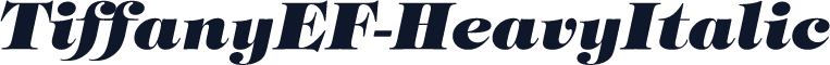 TiffanyEF-HeavyItalic