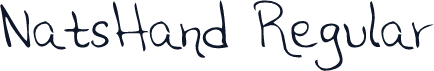 NatsHand Regular