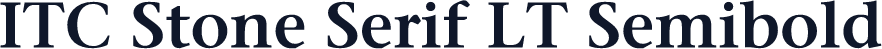 ITC Stone Serif LT Semibold