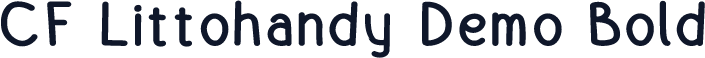 CF Littohandy Demo Bold