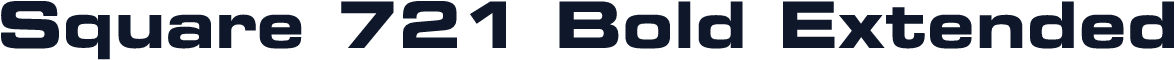 Square 721 Bold Extended