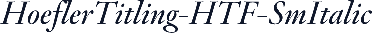 HoeflerTitling-HTF-SmItalic
