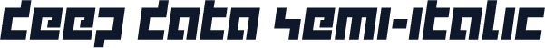deep data semi-italic