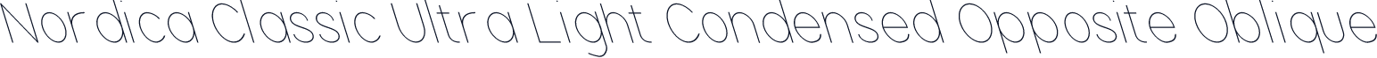 Nordica Classic Ultra Light Condensed Opposite Oblique