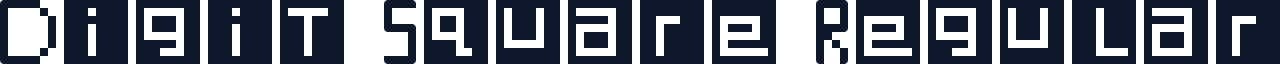 Digit Square Regular