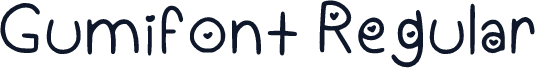 Gumifont Regular