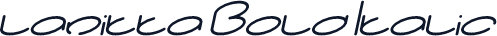 lanitta Bold Italic
