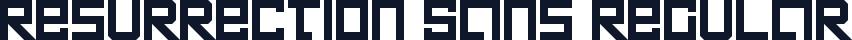 Resurrection Sans Regular