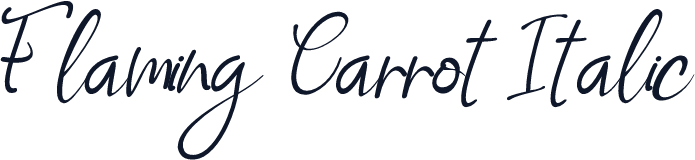 Flaming Carrot Italic
