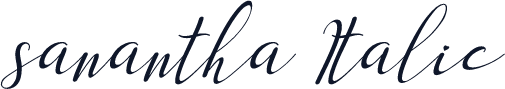 sanantha Italic