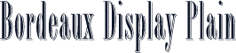 Bordeaux Display Plain
