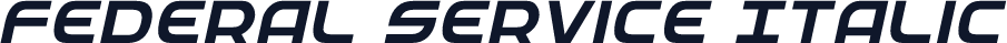 Federal Service Italic