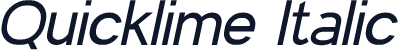 Quicklime Italic