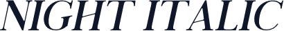 Night Italic