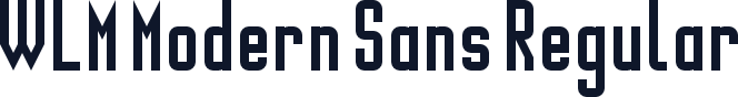 WLM Modern Sans Regular