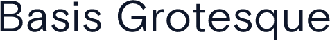 Basis Grotesque