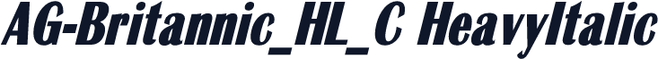 AG-Britannic_HL_C HeavyItalic
