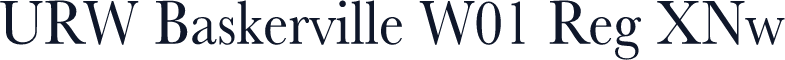 URW Baskerville W01 Reg XNw