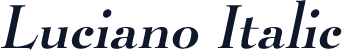 Luciano Italic