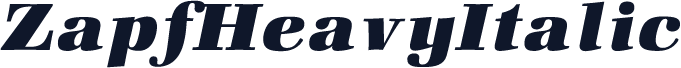 ZapfHeavyItalic