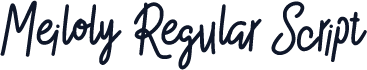 Meiloly Regular Script