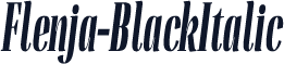 Flenja-BlackItalic