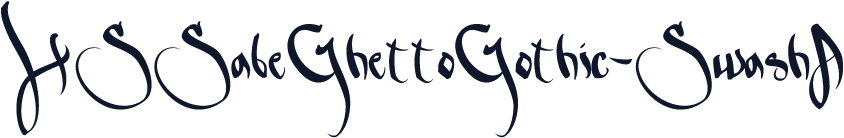 HSSabeGhettoGothic-SwashA