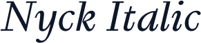 Nyck Italic
