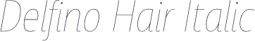 Delfino Hair Italic