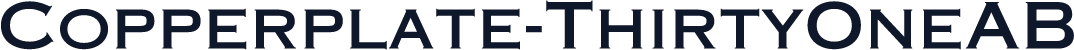Copperplate-ThirtyOneAB