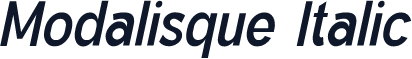 Modalisque Italic