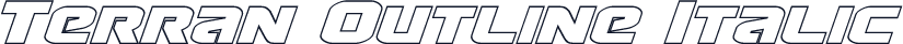 Terran Outline Italic