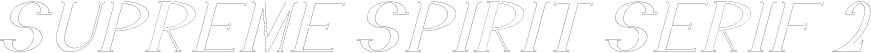 Supreme Spirit Serif 2