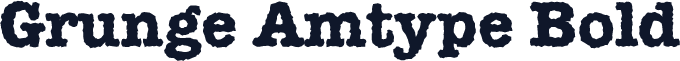 Grunge Amtype Bold