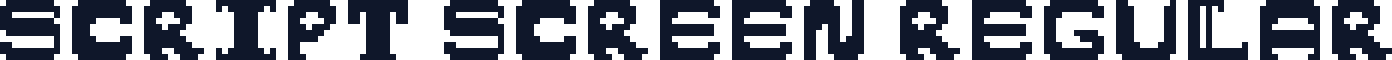 Script Screen Regular