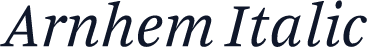 Arnhem Italic