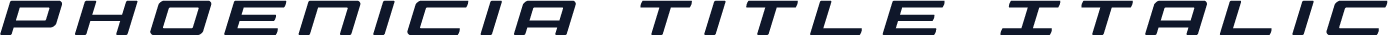 Phoenicia Title Italic