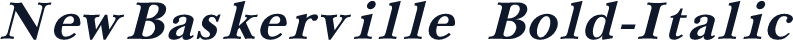 NewBaskerville Bold-Italic