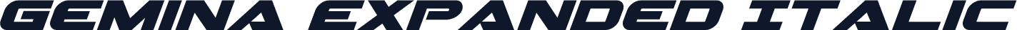 Gemina Expanded Italic