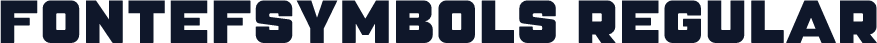 FontefSymbols Regular
