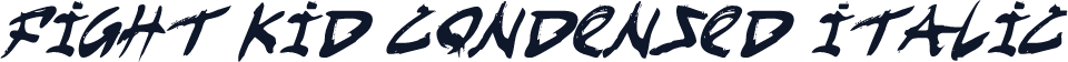 Fight Kid Condensed Italic